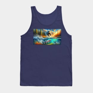 Fishing Canada Style . Tank Top